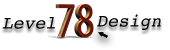 level 78 logo, site designer